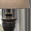 image:imageSignature Design by Ashley Deidra Metal Table Lamp Set of 2 BlackWhite