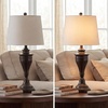 image:imageSignature Design by Ashley Deidra Metal Table Lamp Set of 2 BlackWhite