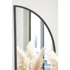 image:imageSignature Design by Ashley Denlow Accent Mirror Black Half Moon Mirror