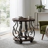 image:imageSignature Design by Ashley Frallyn Round End Table Faux Marble Side Table