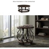 image:imageSignature Design by Ashley Frallyn Round End Table Faux Marble Side Table