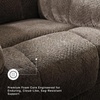 image:imageSignature Design by Ashley Frohn Manual Rocker Recliner Chair GraphiteDark Brown