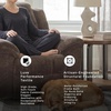 image:imageSignature Design by Ashley Frohn Manual Rocker Recliner Chair GraphiteDark Brown