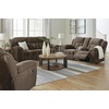 image:imageSignature Design by Ashley Frohn Manual Rocker Recliner Chair GraphiteDark Brown