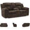image:imageSignature Design by Ashley Frohn Manual Rocker Recliner Chair GraphiteDark Brown