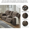 image:imageSignature Design by Ashley Frohn Manual Rocker Recliner Chair GraphiteDark Brown