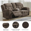 image:imageSignature Design by Ashley Frohn Manual Rocker Recliner Chair GraphiteDark Brown