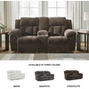 image:imageSignature Design by Ashley Frohn Manual Rocker Recliner Chair GraphiteDark Brown