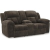 image:imageSignature Design by Ashley Frohn Manual Rocker Recliner Chair GraphiteDark Brown