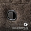 image:imageSignature Design by Ashley Frohn Manual Rocker Recliner Chair GraphiteDark Brown