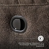 image:imageSignature Design by Ashley Frohn Manual Rocker Recliner Chair GraphiteDark Brown