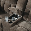 image:imageSignature Design by Ashley Frohn Manual Rocker Recliner Chair GraphiteDark Brown