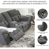 image:imageSignature Design by Ashley Frohn Manual Rocker Recliner Chair GraphiteGrey