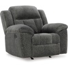 image:imageSignature Design by Ashley Frohn Manual Rocker Recliner Chair GraphiteGrey