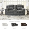 image:imageSignature Design by Ashley Frohn Manual Rocker Recliner Chair GraphiteGrey