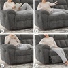 image:imageSignature Design by Ashley Frohn Manual Rocker Recliner Chair GraphiteGrey