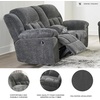 image:imageSignature Design by Ashley Frohn Manual Rocker Recliner Chair GraphiteGrey