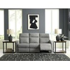 image:imageSignature Design by Ashley Frohn Manual Rocker Recliner Chair GraphiteSterling