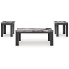 image:imageSignature Design by Ashley Jazmore 3Piece Table Set Faux Marble Top