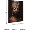 image:imageSignature Design by Ashley Large Abstract Buddha Wall Art 36x48 Glass