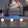 image:imageSignature Design by Ashley Leather Power Recliner Chair Zero GravityLight Gray