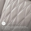 image:imageSignature Design by Ashley Leather Power Recliner Chair Zero GravityLight Gray