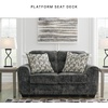 image:imageSignature Design by Ashley Lonoke Small Loveseat 2 Seater Couch GrayGrey