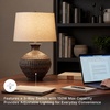 image:imageSignature Design by Ashley Magalie Metal Table Lamp Antiqued SilverAntique Bronze Finish