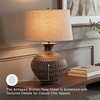 image:imageSignature Design by Ashley Magalie Metal Table Lamp Antiqued SilverAntique Bronze Finish