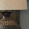 image:imageSignature Design by Ashley Magalie Metal Table Lamp Antiqued SilverAntique Bronze Finish