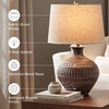 image:imageSignature Design by Ashley Magalie Metal Table Lamp Antiqued SilverAntique Bronze Finish