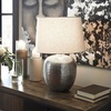 image:imageSignature Design by Ashley Magalie Metal Table Lamp Antiqued SilverAntique Silver Finish