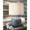 image:imageSignature Design by Ashley Magalie Metal Table Lamp Antiqued SilverBeige  Copper  Blue  Bronze