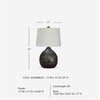 image:imageSignature Design by Ashley Magalie Metal Table Lamp Antiqued SilverWhite
