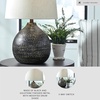 image:imageSignature Design by Ashley Magalie Metal Table Lamp Antiqued SilverWhite