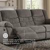 image:imageSignature Design by Ashley Manual Rocker Recliner Chair Gray TulenDark Gray