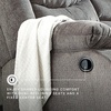 image:imageSignature Design by Ashley Manual Rocker Recliner Chair Gray TulenDark Gray