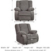 image:imageSignature Design by Ashley Manual Rocker Recliner Chair Gray TulenGrey