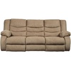 image:imageSignature Design by Ashley Manual Rocker Recliner Chair Gray TulenLight Brown