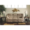 image:imageSignature Design by Ashley Manual Rocker Recliner Chair Gray TulenLight Brown