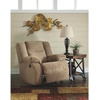 image:imageSignature Design by Ashley Manual Rocker Recliner Chair Gray TulenLight Brown
