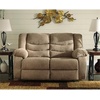 image:imageSignature Design by Ashley Manual Rocker Recliner Chair Gray TulenLight Brown
