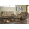 image:imageSignature Design by Ashley Manual Rocker Recliner Chair Gray TulenLight Brown