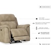 image:imageSignature Design by Ashley NextGen Durapella Power Recliner SandBeige