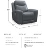 image:imageSignature Design by Ashley NextGen Durapella Power Recliner SandLight Gray