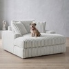 image:imageSignature Design by Ashley Oversized Chaise Lounge Chair Alloy Light GrayWhite