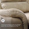 image:imageSignature Design by Ashley Power Reclining Sofa Living Room Couch SandBeige