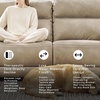 image:imageSignature Design by Ashley Power Reclining Sofa Living Room Couch SandBeige