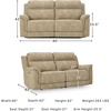 image:imageSignature Design by Ashley Power Reclining Sofa Living Room Couch SandBeige
