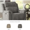 image:imageSignature Design by Ashley Power Reclining Sofa Living Room Couch SandGrey